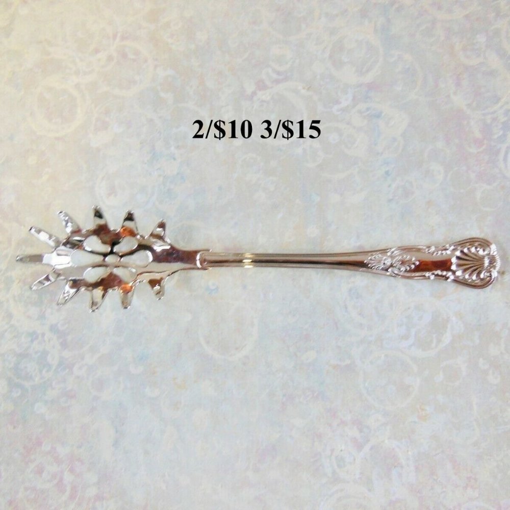 Silver Colored Noodle Spaghetti Server Spoon